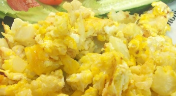 Цветная капуста с яйцом