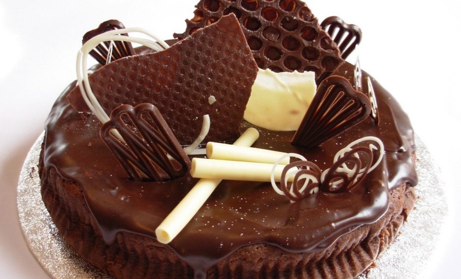 Украшение тортов шоколадом в домашних условиях
