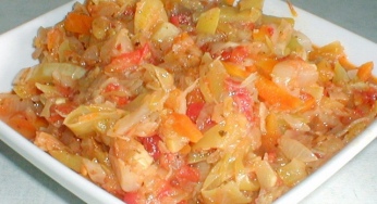 Овощное рагу с кабачками