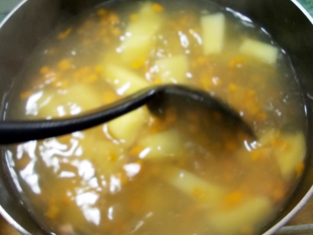 Суп на рыбном бульоне