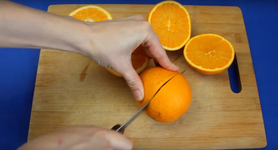 Фото нарезанного апельсина